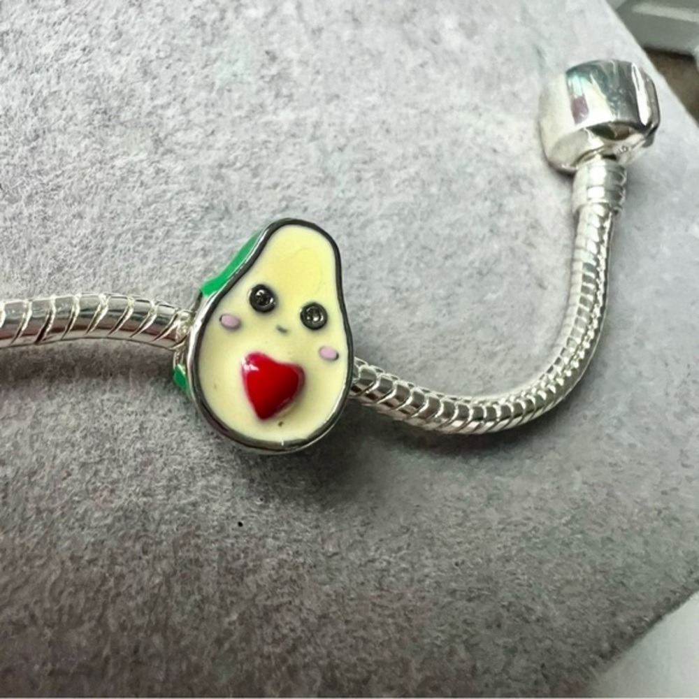 Cute Avocado Charm fits PANDORA - Picture 3 of 7